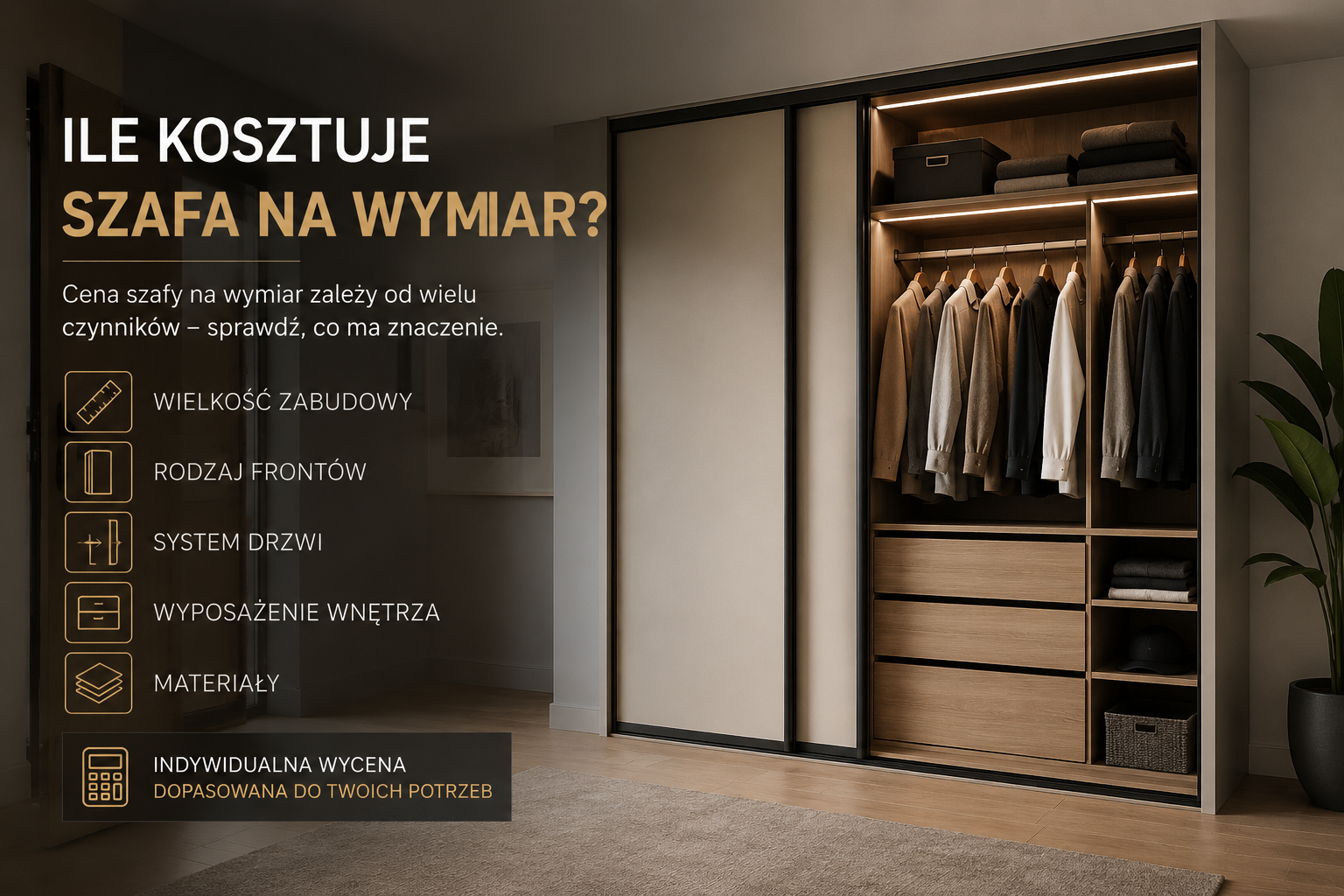 Ile kosztuje szafa na wymiar